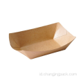 Baki perahu kertas khusus untuk kentang goreng